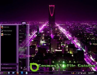 Purple and Black -   Windows 7